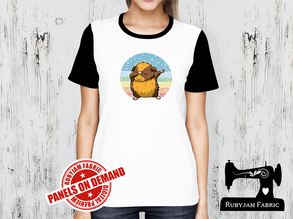 Dabbing Guinea Pig - WHITE - Panels On Demand