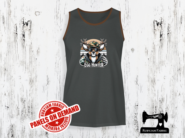 Deer Easter Egg Hunter - CHARCOAL GREY - Panels On Demand