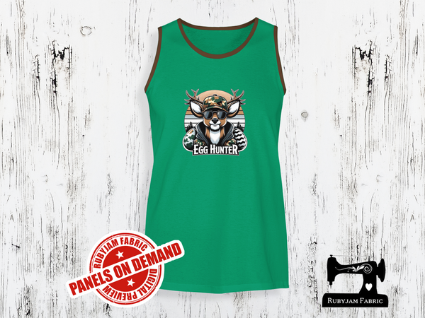 Deer Easter Egg Hunter - GREEN - Panels On Demand