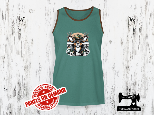 Deer Easter Egg Hunter - SAGE GREEN - Panels On Demand