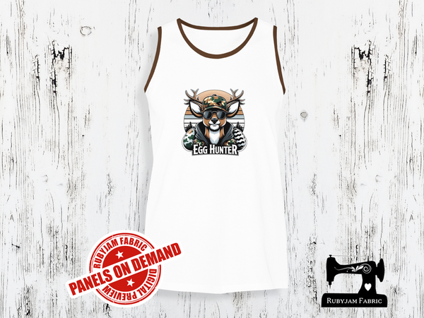 Deer Easter Egg Hunter - WHITE - Panels On Demand