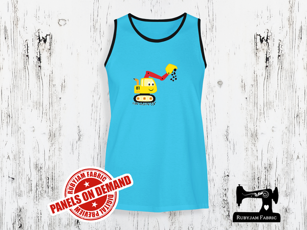 Diggers Excavator - LIGHT BLUE - Panels On Demand