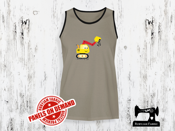 Diggers Excavator - LIGHT GREY - Panels On Demand