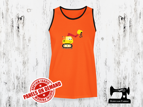 Diggers Excavator - ORANGE - Panels On Demand