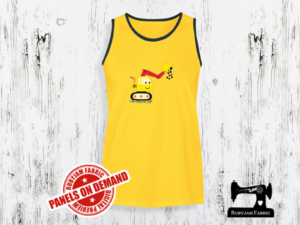 Diggers Excavator - YELLOW - Panels On Demand