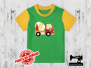 Diggers Cement Truck -  LIME GREEN - Panels On Demand