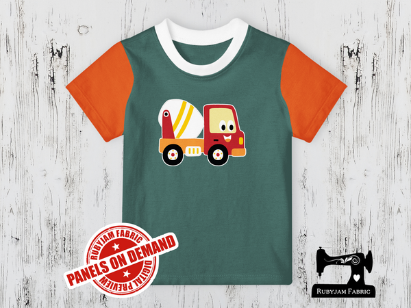 Diggers Cement Truck -  SAGE GREEN - Panels On Demand