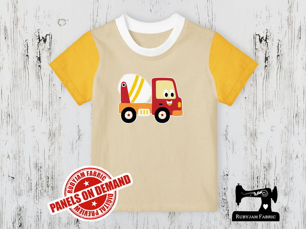 Diggers Cement Truck -  SAND BEIGE - Panels On Demand