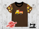 Diggers Dump Truck -  BROWN - Panels On Demand