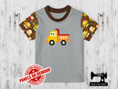 Diggers Dump Truck -  HEATHER GREY - Panels On Demand