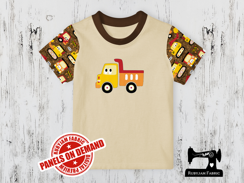 Diggers Dump Truck -  SAND BEIGE - Panels On Demand