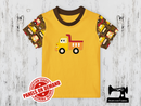 Diggers Dump Truck -  YELLOW - Panels On Demand