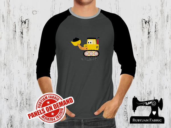 Diggers Front End Loader -  CHARCOAL GREY - Panels On Demand