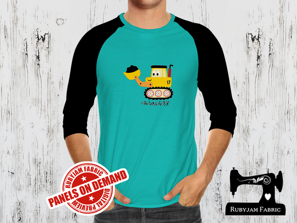 Diggers Front End Loader -  MINT GREEN - Panels On Demand