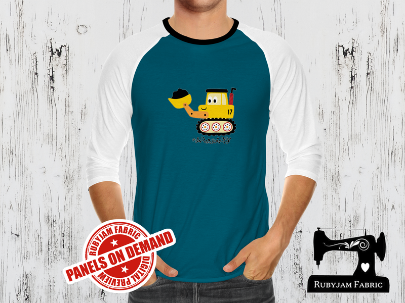 Diggers Front End Loader -  TEAL BLUE - Panels On Demand