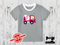 Diggers Pink Cement Truck - HEATHER GREY - Panels On Demand