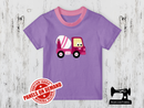 Diggers Pink Cement Truck - LIGHT PURPLE - Panels On Demand