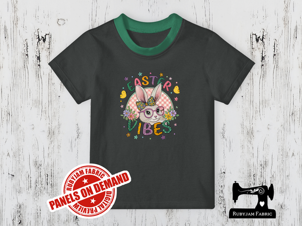 Easter Vibes - Easter Bunny - CHARCOAL GREY - Panels On Demand