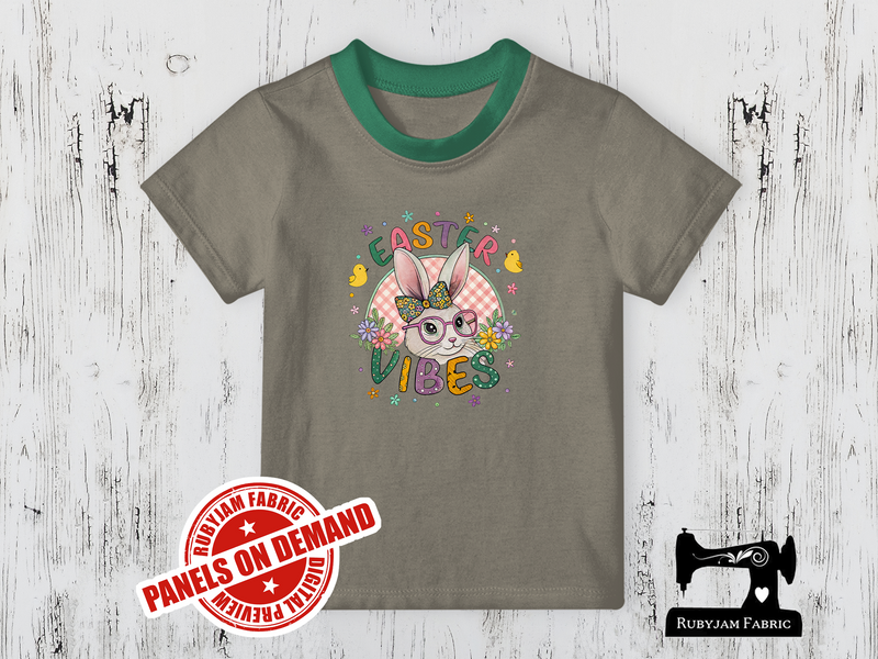 Easter Vibes - Easter Bunny - LIGHT GREY - Panels On Demand