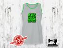 Eat Sleep Mine Repeat - HEATHER GREY - Panels On Demand
