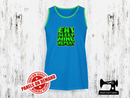 Eat Sleep Mine Repeat - TURQUOISE - Panels On Demand