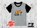 Eggs-cavator Easter Construction - HEATHER GREY - Panels On Demand