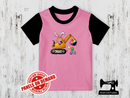 Eggs-cavator Easter Construction - LIGHT PINK - Panels On Demand