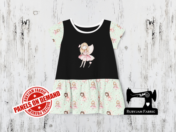Pink Fairy (Blonde) - BLACK - Panels On Demand