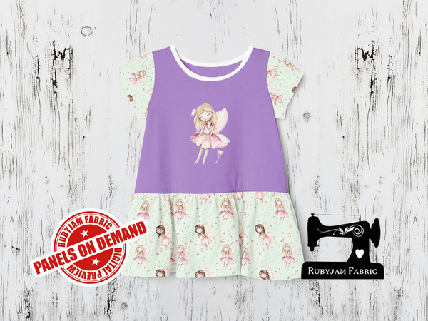 Pink Fairy (Blonde) - LIGHT PURPLE - Panels On Demand