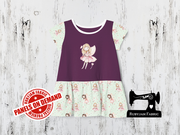 Pink Fairy (Blonde) - PURPLE - Panels On Demand