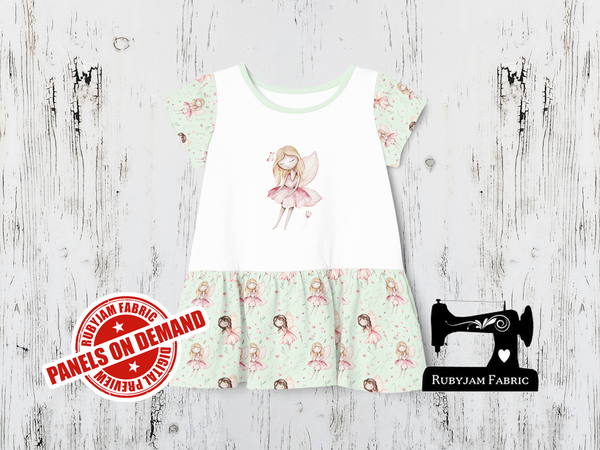 Pink Fairy (Blonde) - WHITE - Panels On Demand