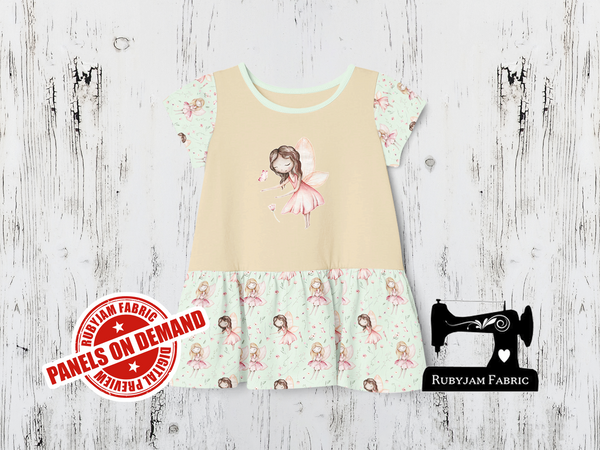 Pink Fairy (Brunette) - SAND BEIGE - Panels On Demand