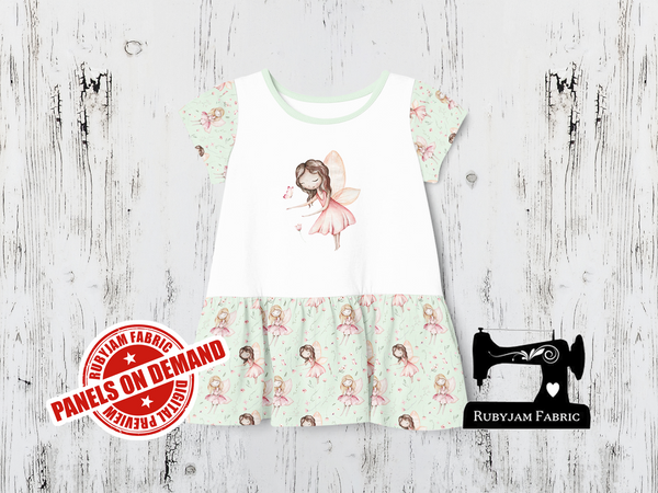 Pink Fairy (Brunette) - WHITE - Panels On Demand