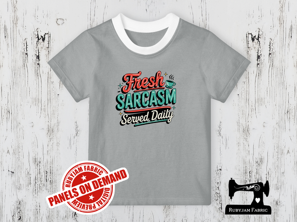 Fresh Sarcasm Served Daily - HEATHER GREY - Panels On Demand