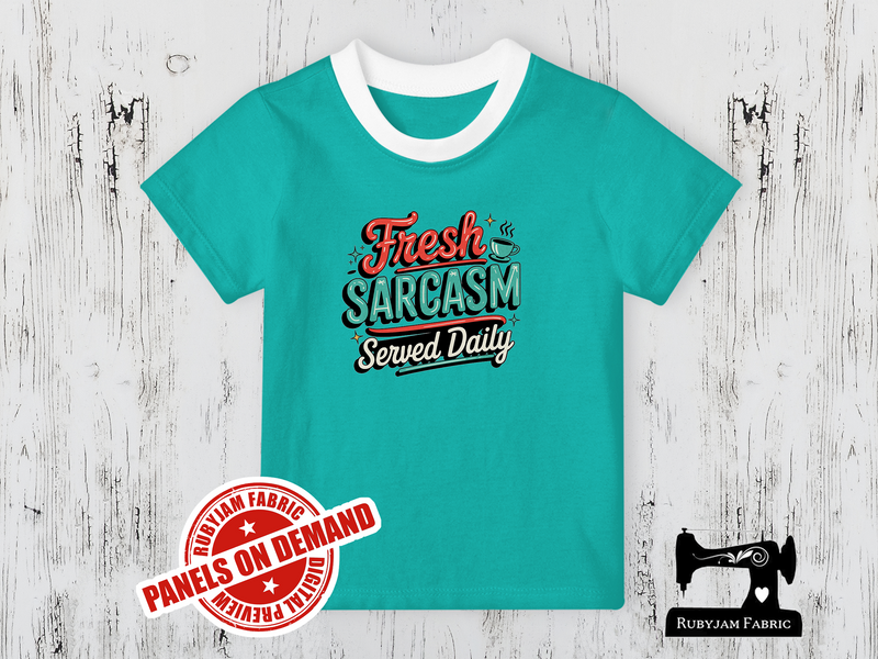 Fresh Sarcasm Served Daily - MINT GREEN - Panels On Demand
