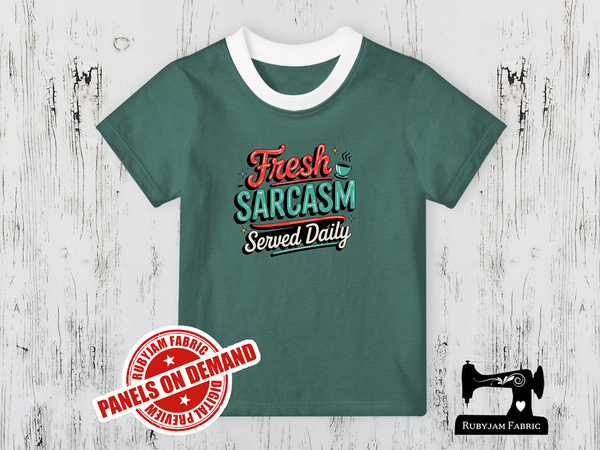 Fresh Sarcasm Served Daily - SAGE GREEN - Panels On Demand