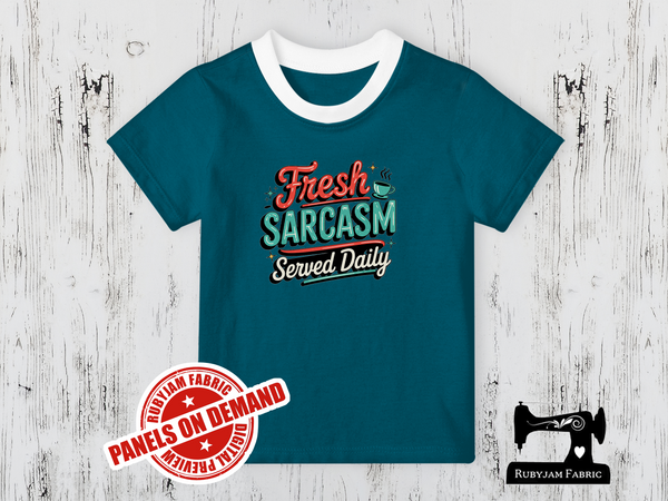 Fresh Sarcasm Served Daily - TEAL BLUE - Panels On Demand