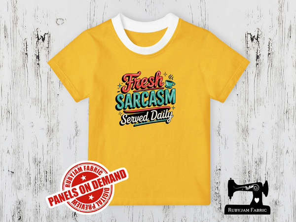 Fresh Sarcasm Served Daily - YELLOW - Panels On Demand