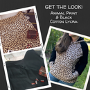 Animal Print - cotton lycra - 150cm wide