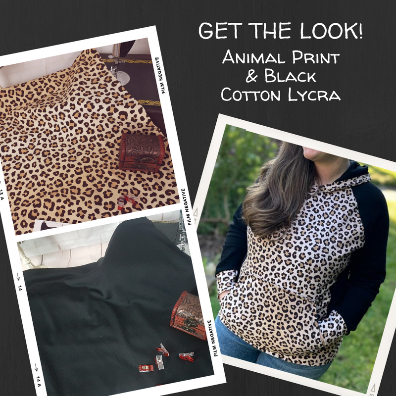 Animal Print - cotton lycra - 150cm wide
