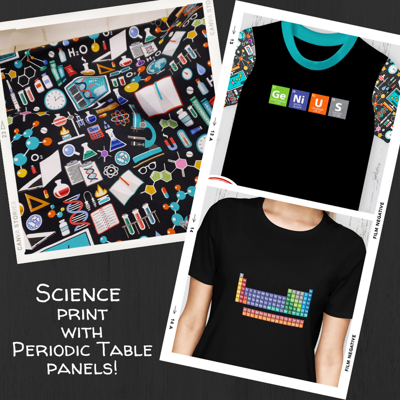 Brainy Periodic Table - BLACK - Panels On Demand