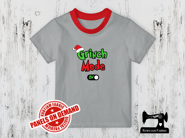 Grinch Mode On - HEATHER GREY - Panels On Demand