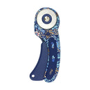 Blue Floral Rotary Cutter, 45mm by Hobby Gift Create