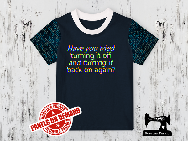 Turn It Off and On - NAVY BLUE - Panels On Demand