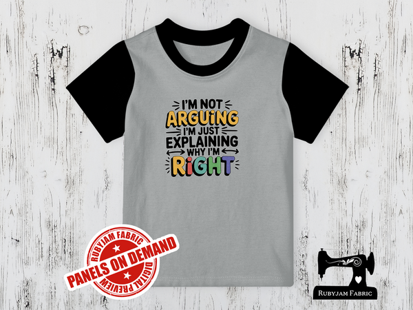I'm Not Arguing I'm Just Explaining Why I'm Right - HEATHER GREY - Panels On Demand