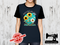 Just a Girl Who Loves Sunflowers - NAVY BLUE - Panels On Demand