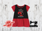 Ladybug Birthday Bug 6 - BLACK - Panels On Demand