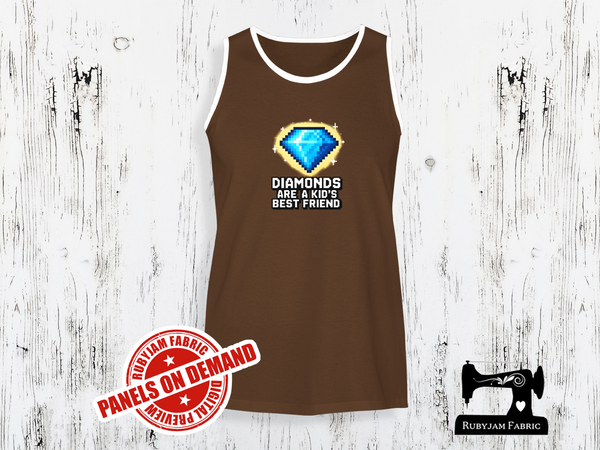Diamonds Are a Kid's Best Friend Block Game - BROWN - Panels On Demand