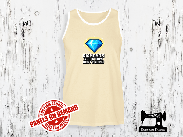 Diamonds Are a Kid's Best Friend Block Game - SAND BEIGE - Panels On Demand