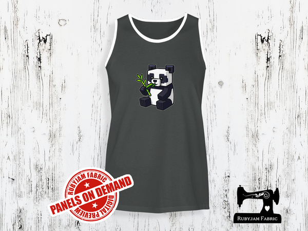 Panda Block Game - CHARCOAL GREY - Panels On Demand